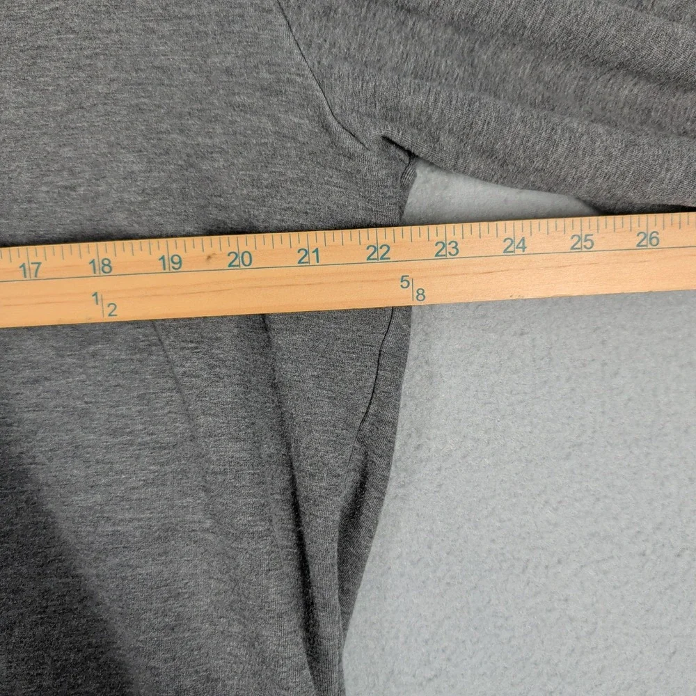 Travis Mathew Pullover Mens Large Gray Black 1/4 Zip Sweatshirt Golf Activewear